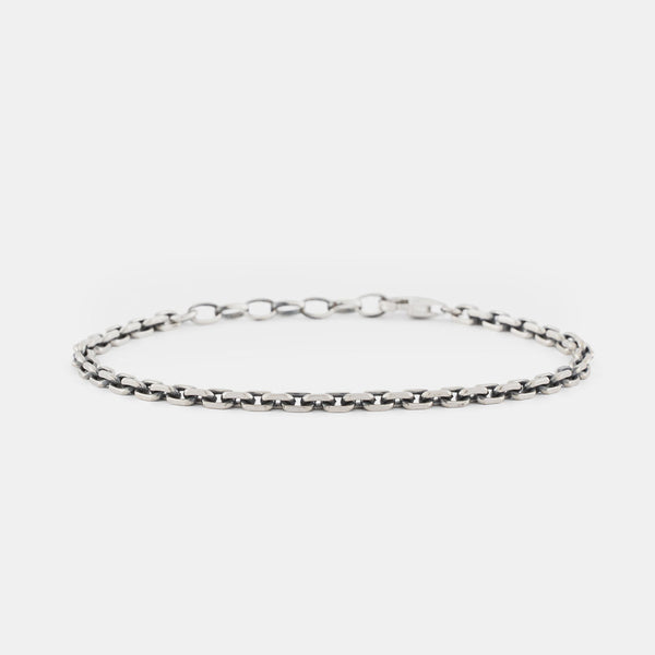 Silver Cable Bracelet