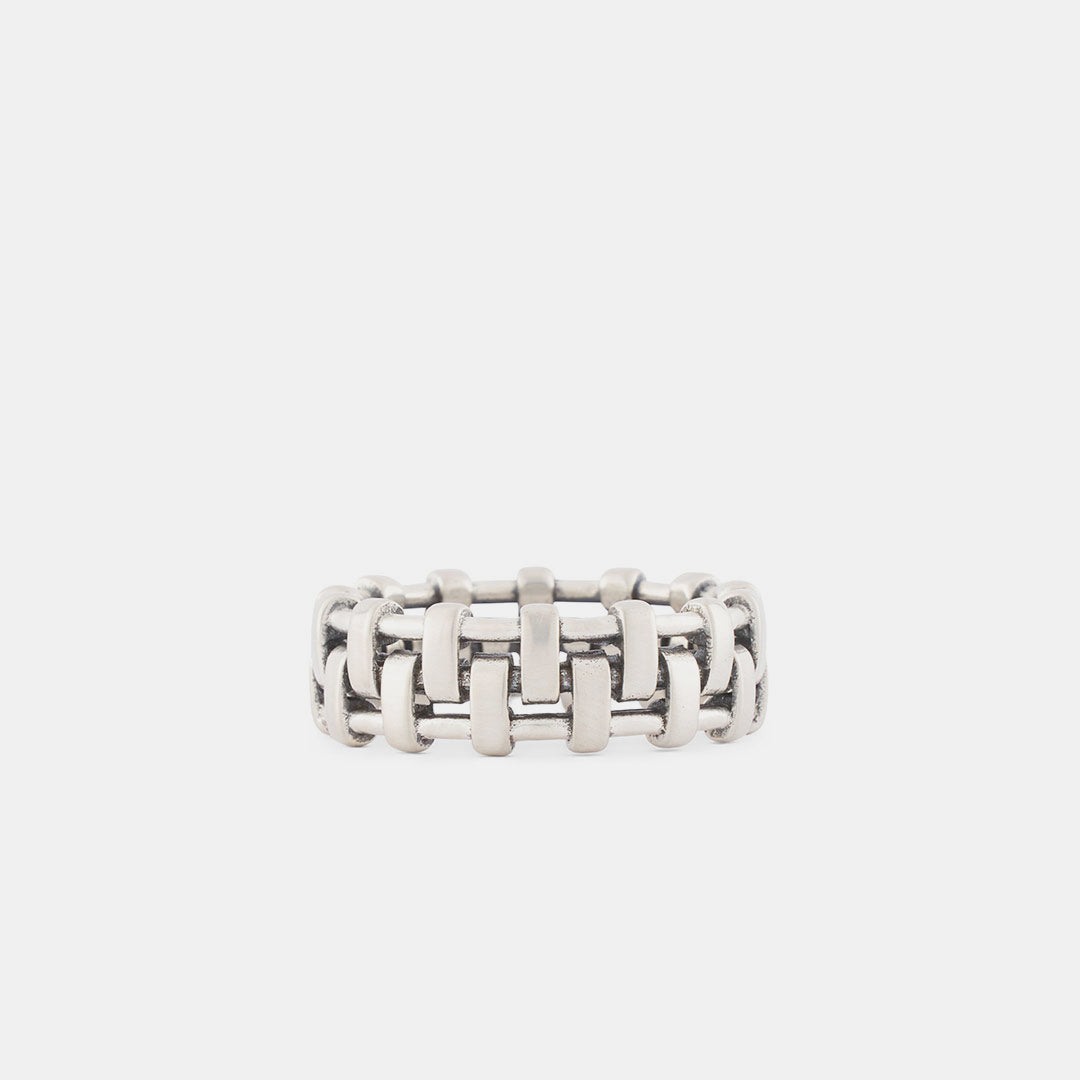 Silver Cage Ring