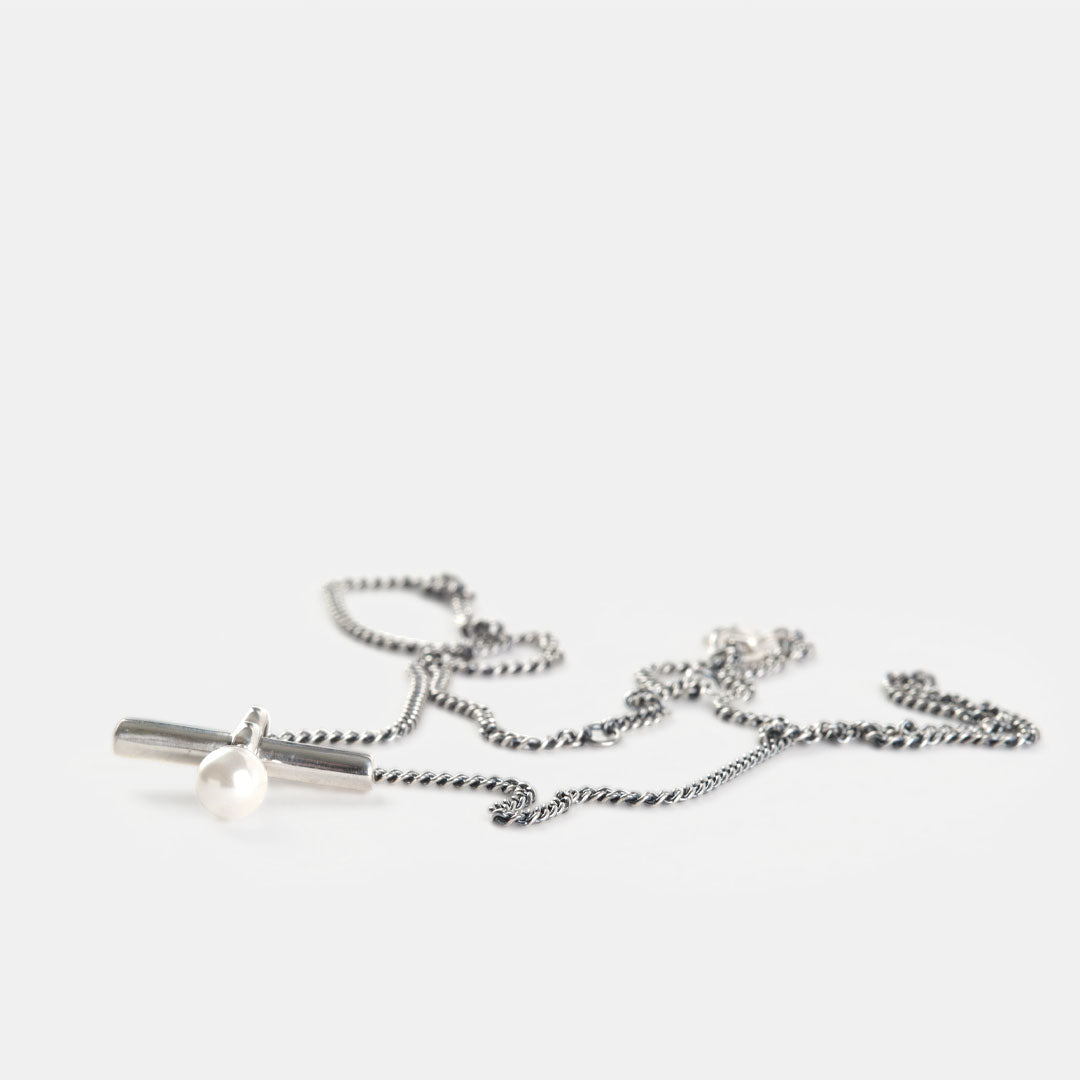 Silver Catch Necklace