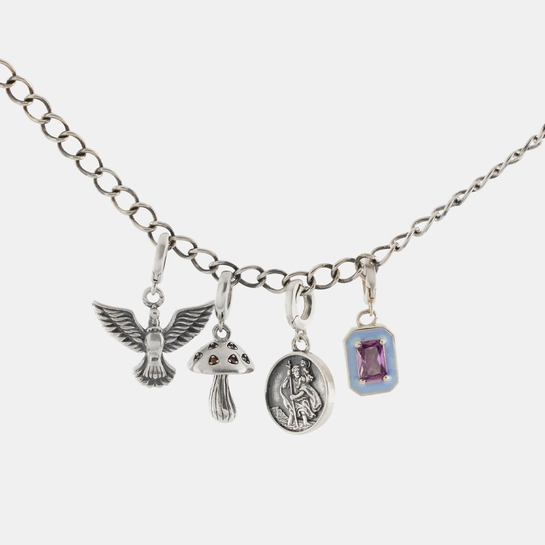 Silver St Christopher Charm