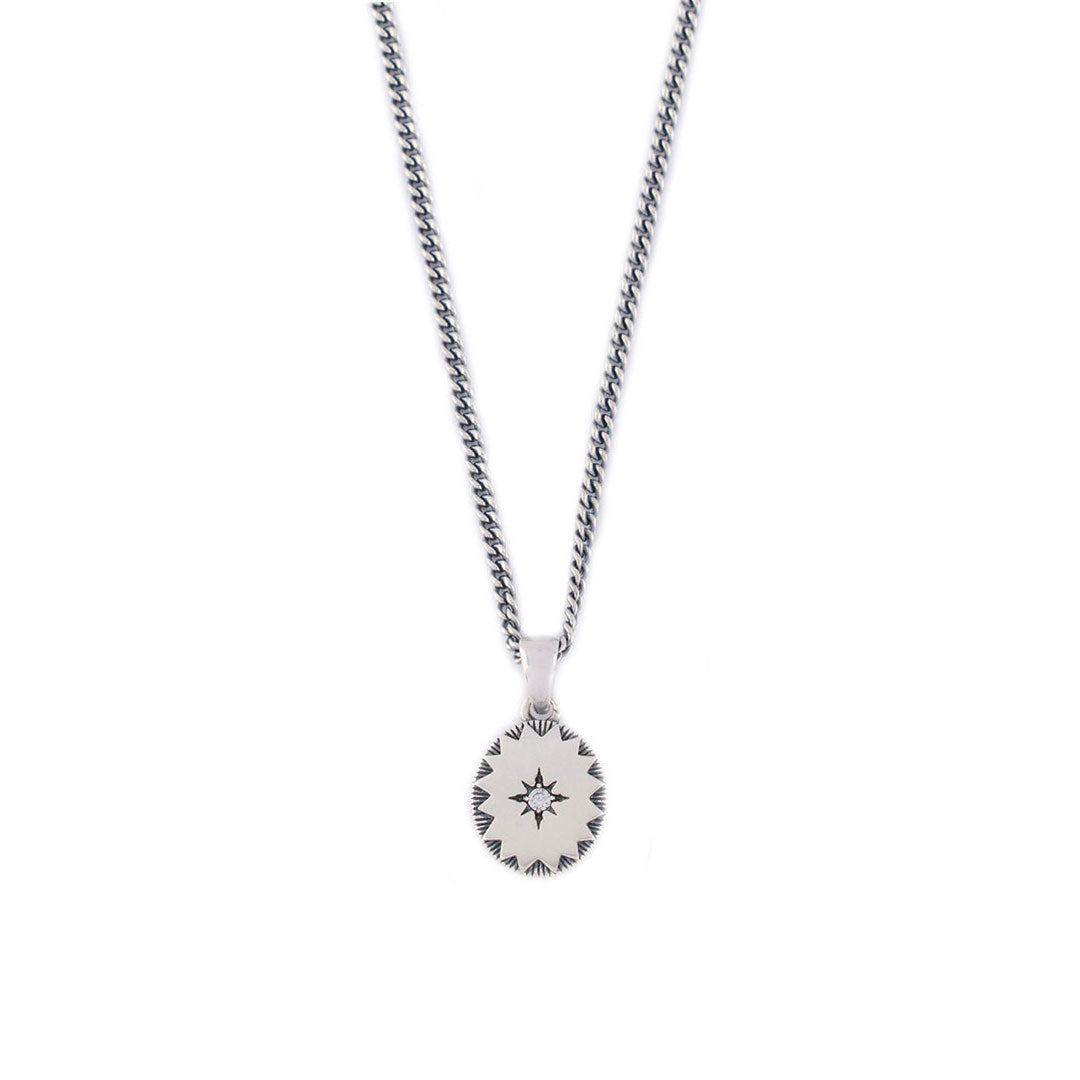 Silver Chrysler Necklace