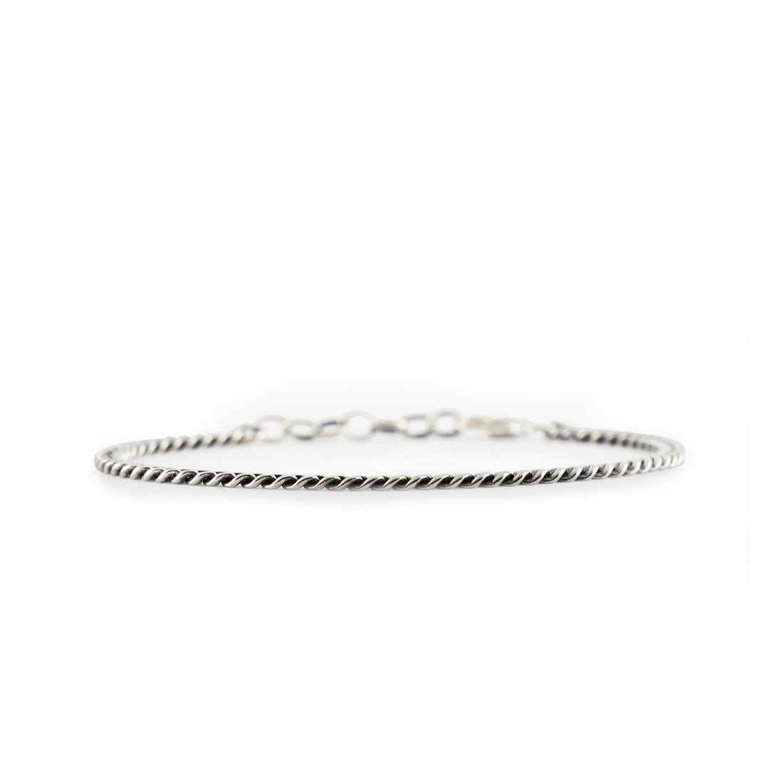 Silver 3.5mm Curb Bracelet