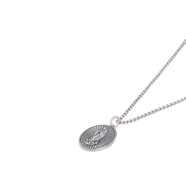 Silver Guadalupe Necklace