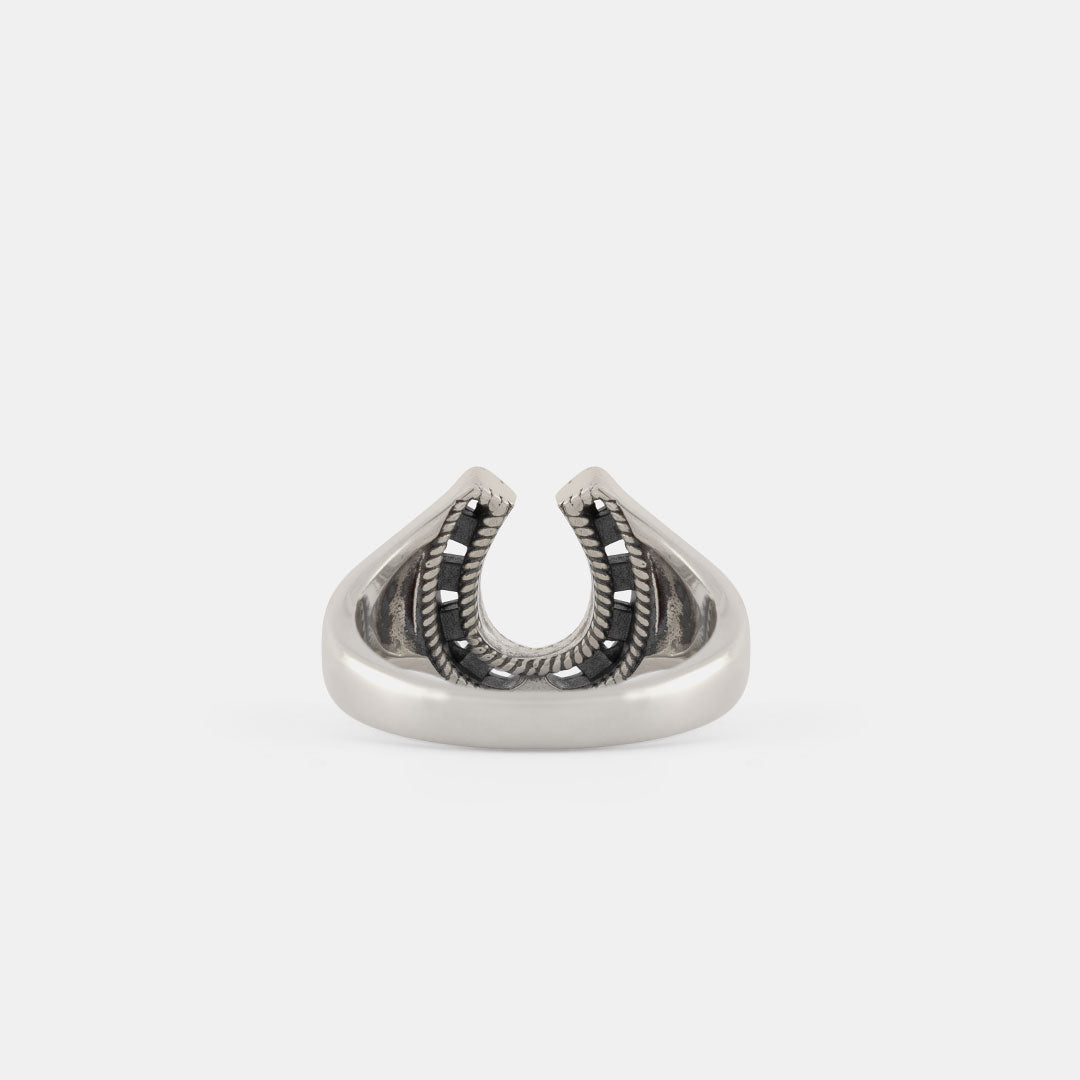 Silver Horseshoe Ring