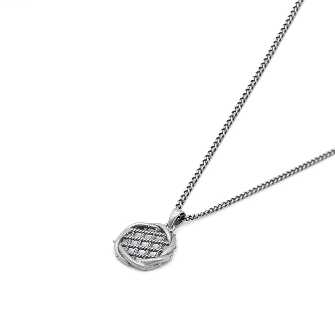 Silver Interlock Necklace