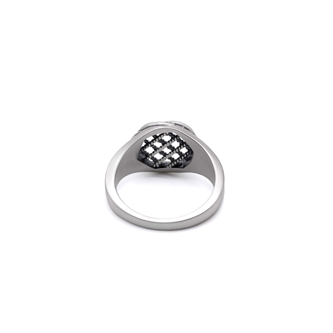 Silver Interlock Ring