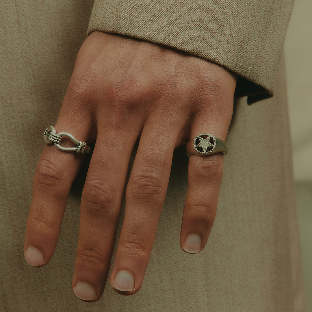 Silver Lasso Ring