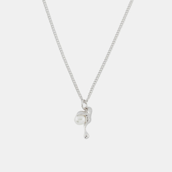 Silver Molten Necklace