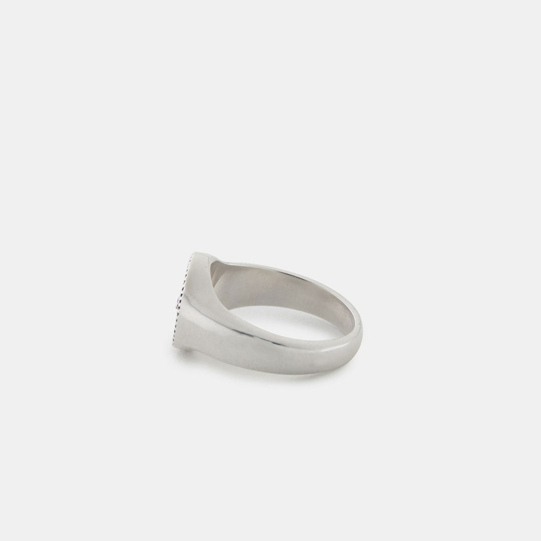 Silver Sacred Heart Ring