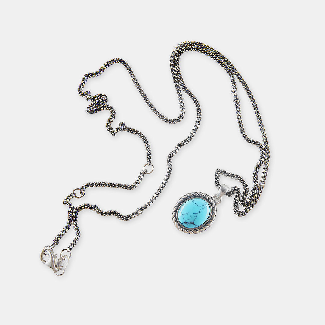 Silver Turquoise Necklace