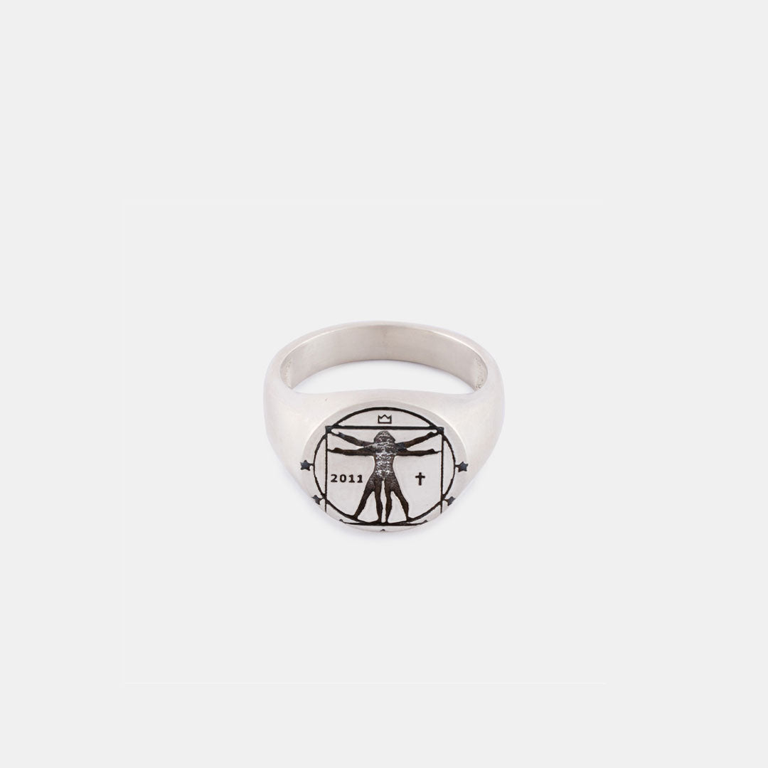 Serge De Nimes Vitruvian リング　セルジュ・ドゥ・ニーム Silver Vitruvian Ring – SergeDeNimes US