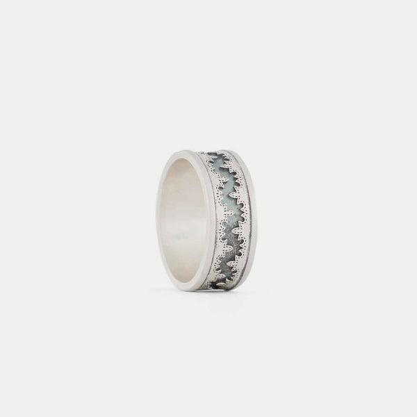 Silver Western Ring