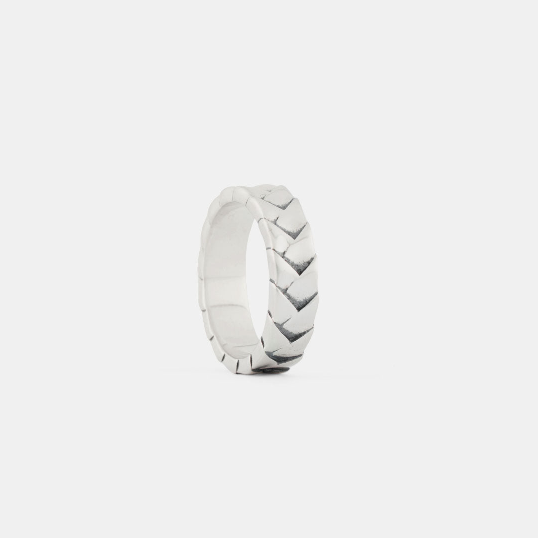 Silver Woven Ring