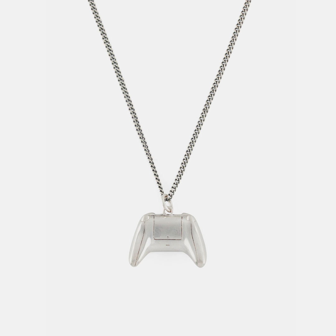 Silver Xbox Controller Necklace