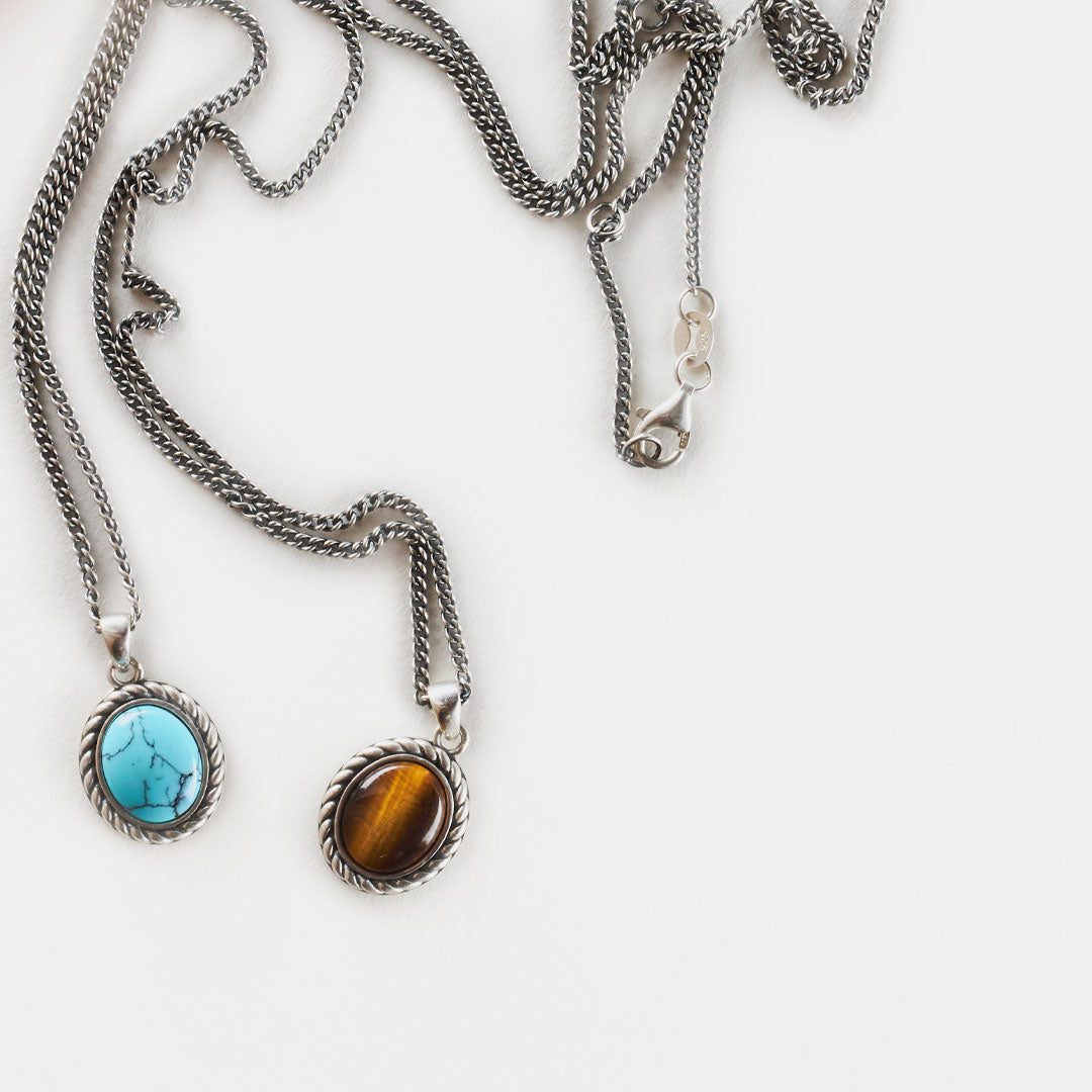 Tiger Eye Necklace | S for Sparkle