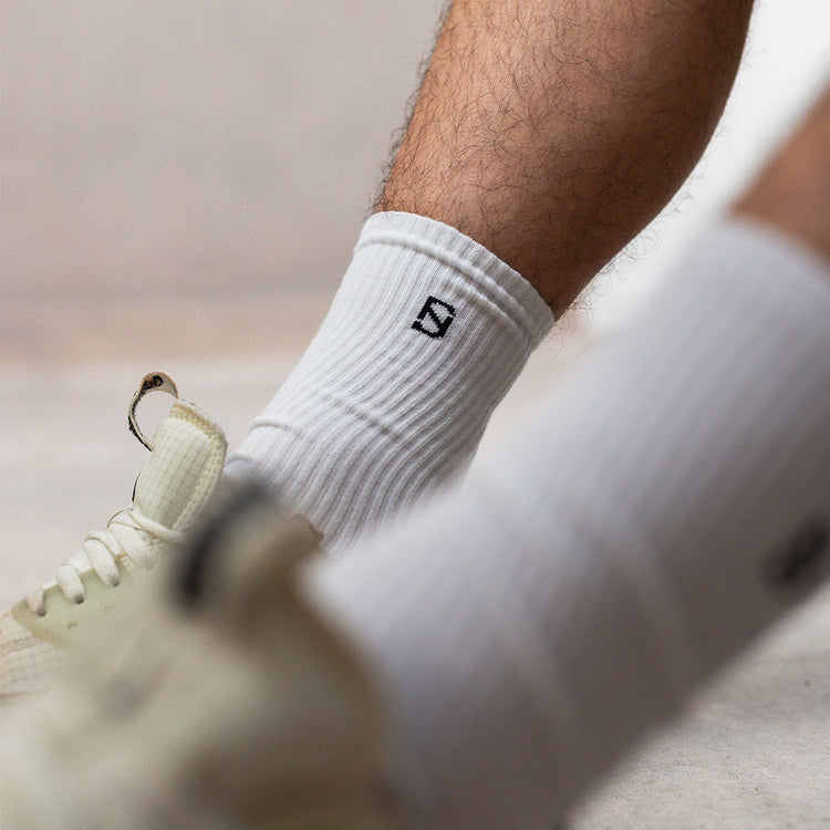 Film Icon Socks White