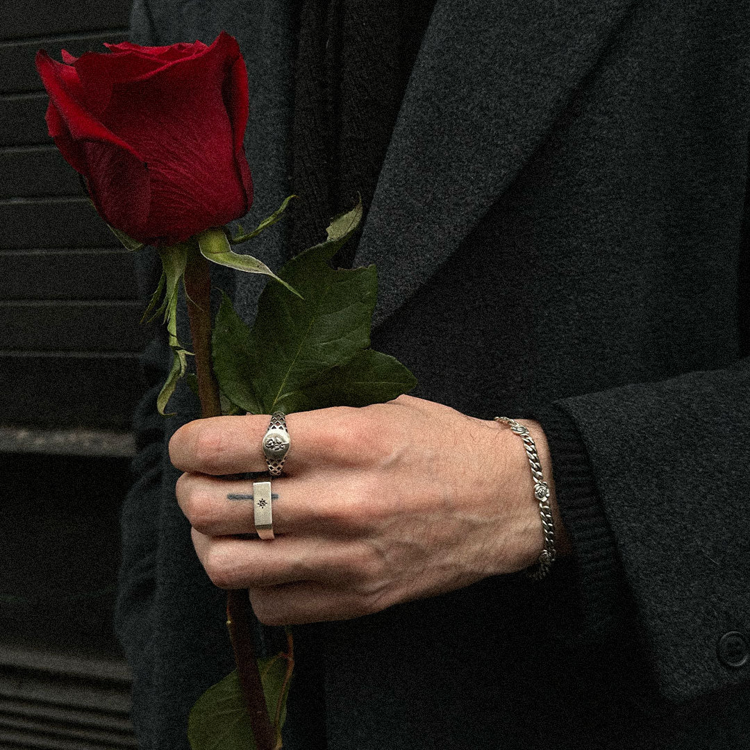 Silver Rose Sovereign Ring - Limited Edition