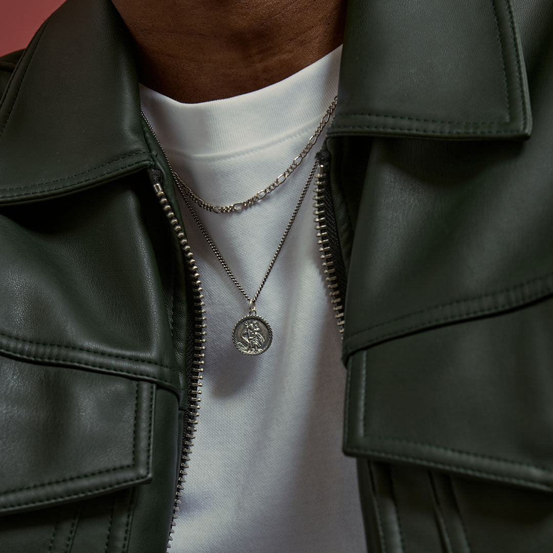 Silver Figaro Chain