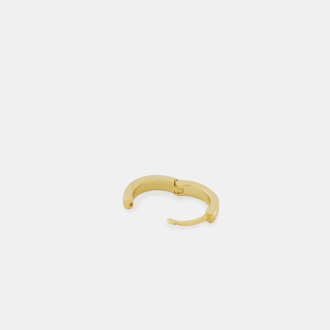 Gold Plated Silver Huggie Earring - Serge DeNimes