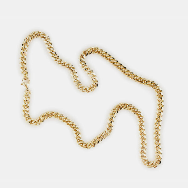 Gold Plated Silver Curb Chain