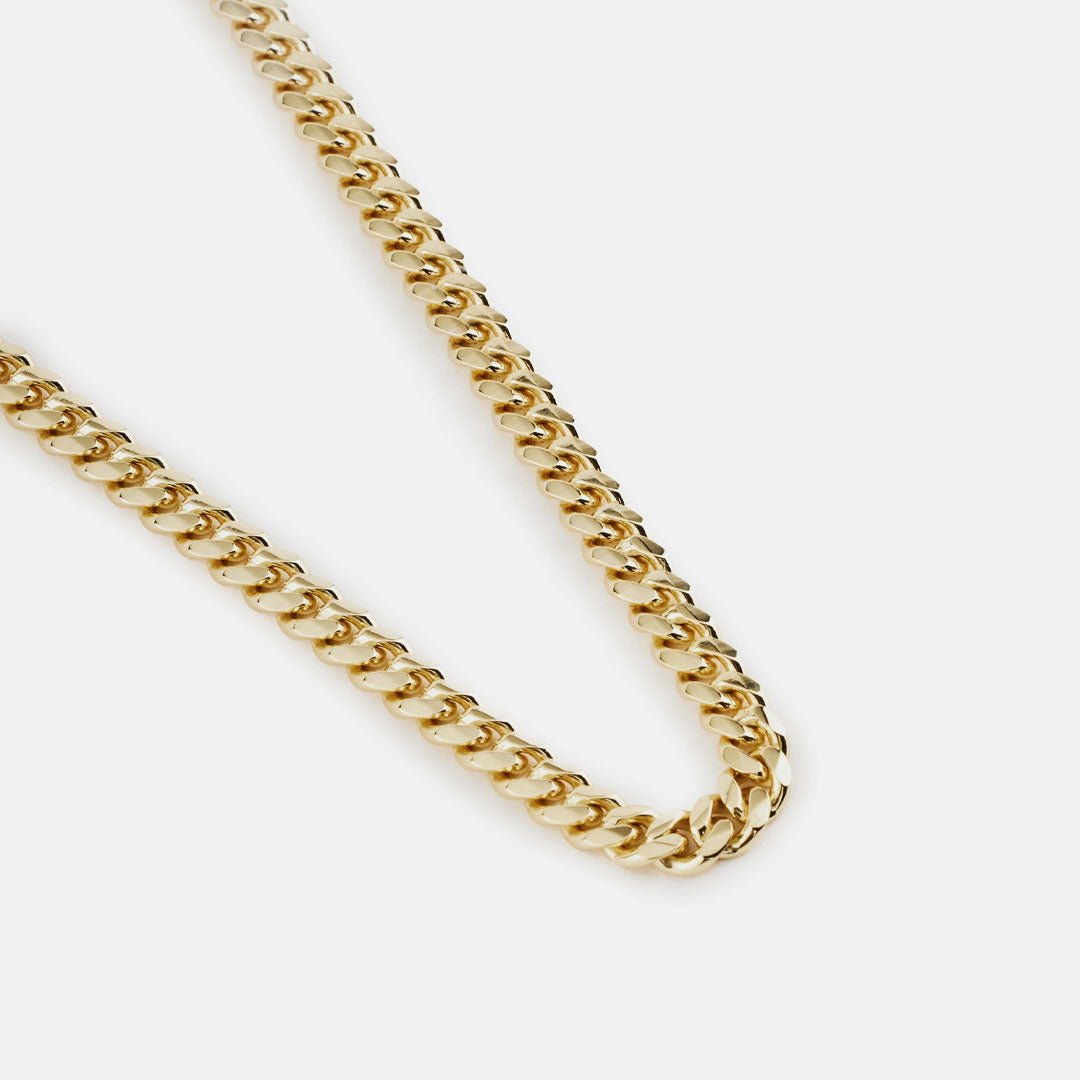 Gold Plated Silver Curb Chain