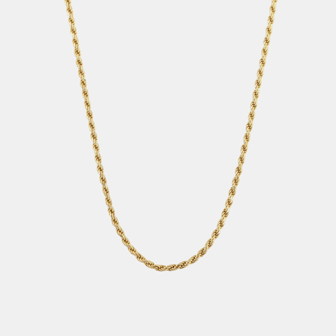 Gold Plated Thin Chain Necklace Gold