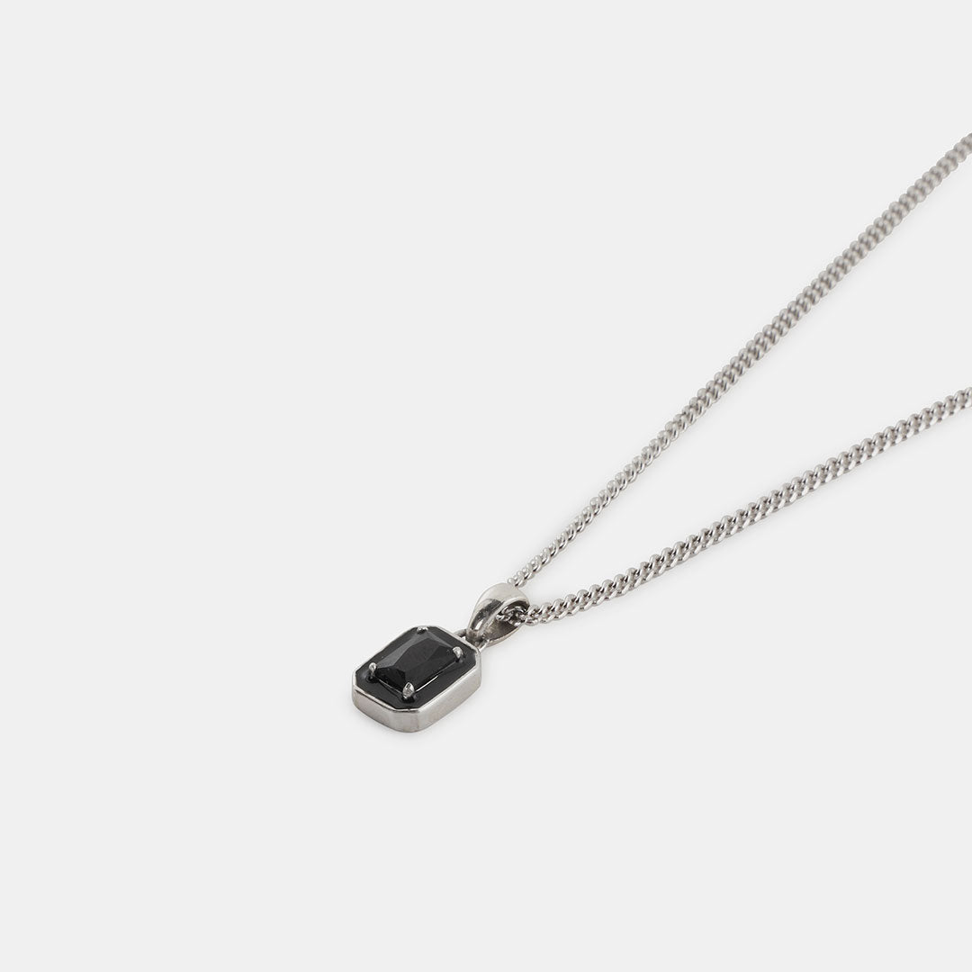 Silver Black Blush Necklace - Limited Edition