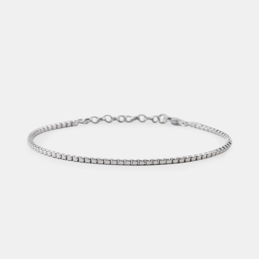 Silver Box Chain Bracelet – SergeDeNimes US