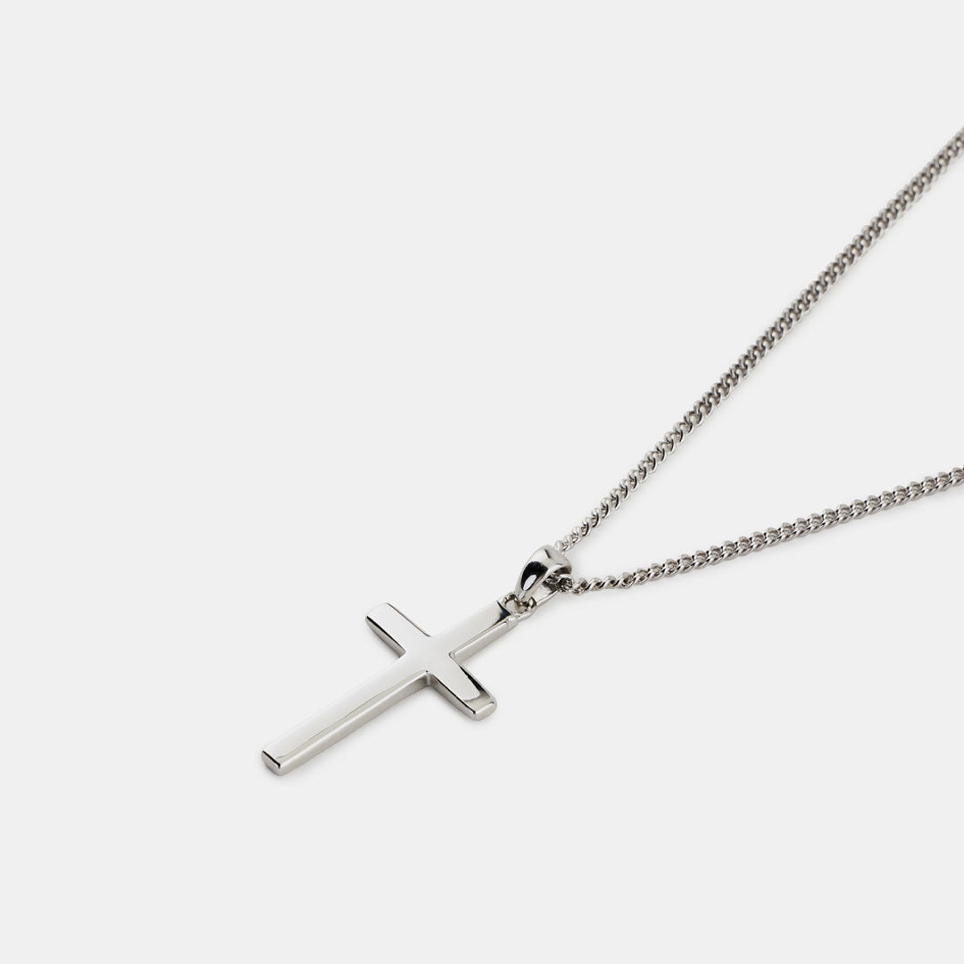 Silver Cross Necklace