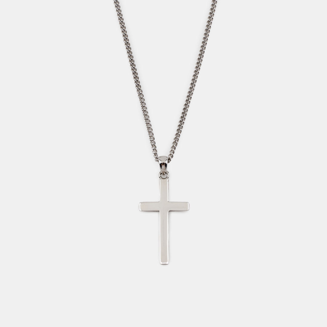 Silver Cross Necklace