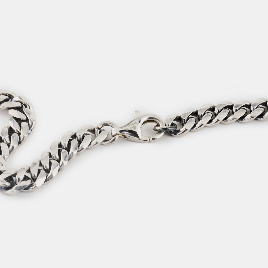 925 silver sales curb chain