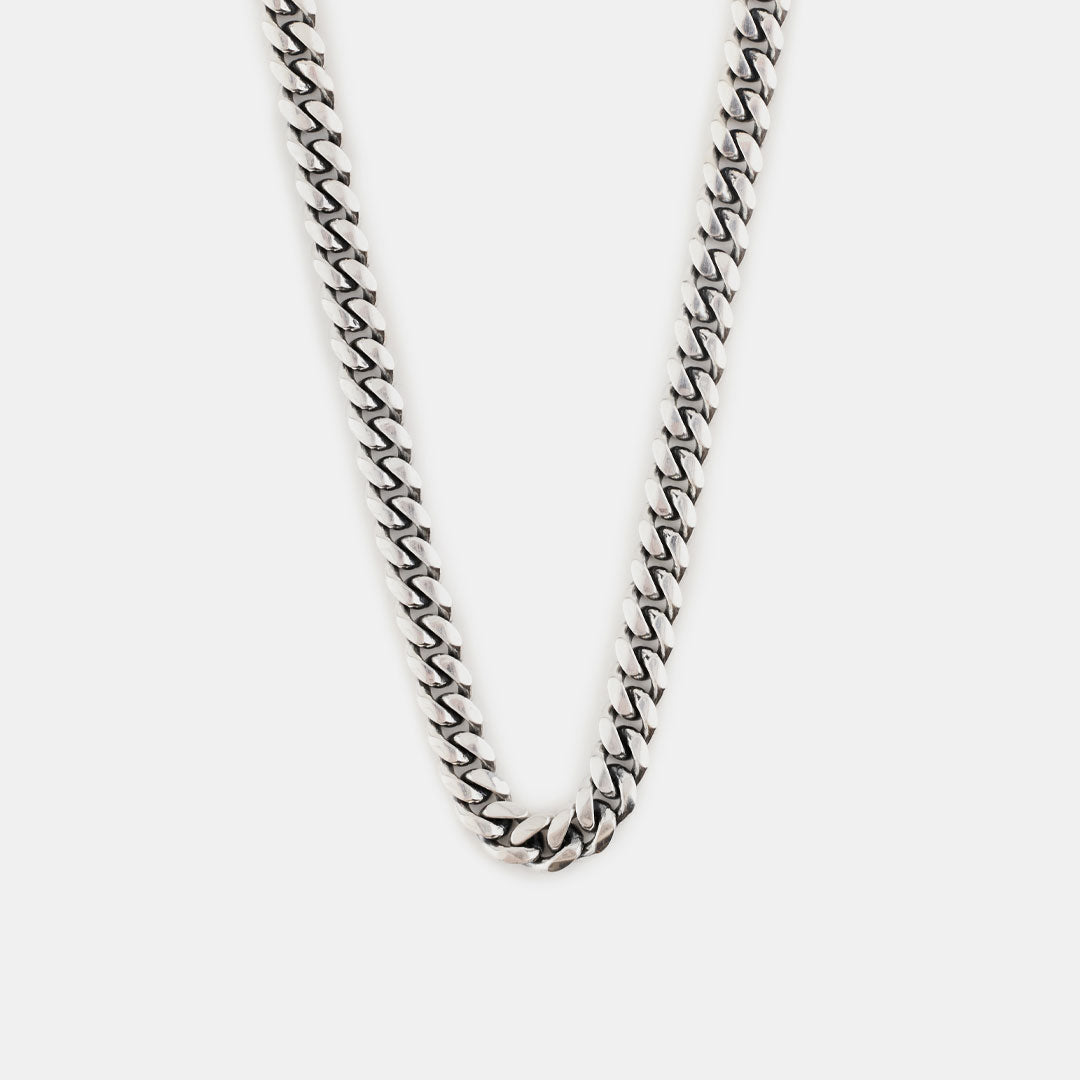 Serge good Denime Silver Curb Chain 925 Sterling Silver Necklace