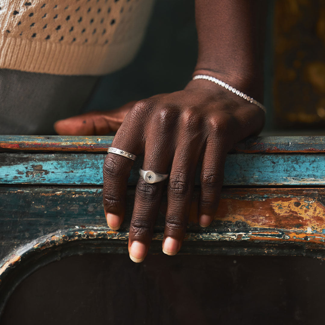 Silver Envy Signet Ring