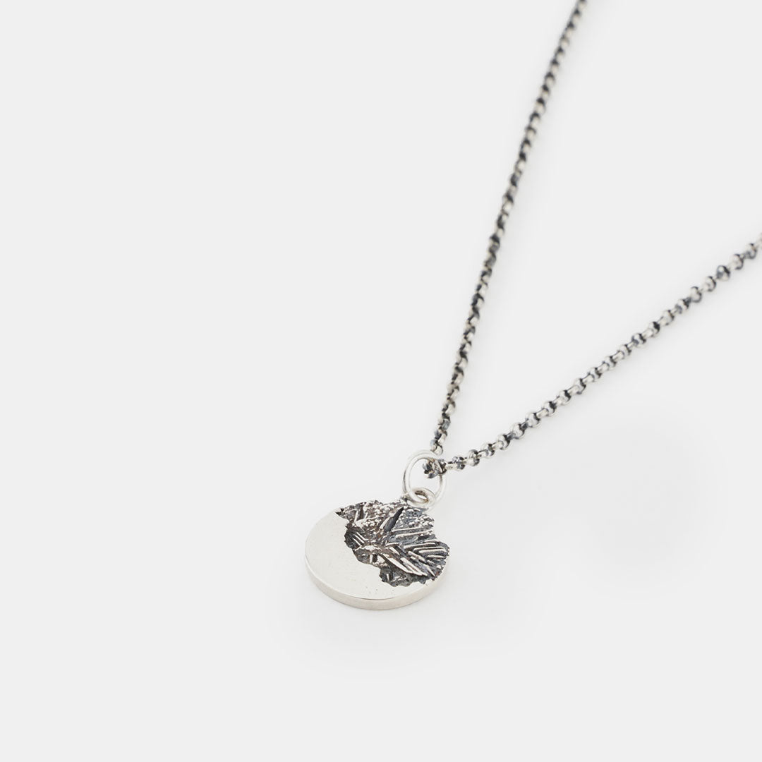 Silver Erode Necklace