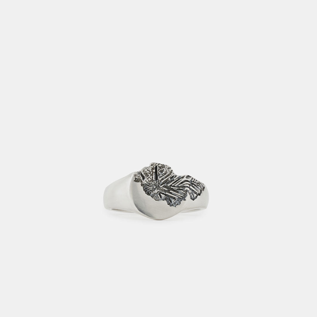 Silver Erode Ring