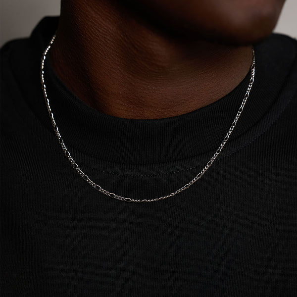 Silver Figaro Chain