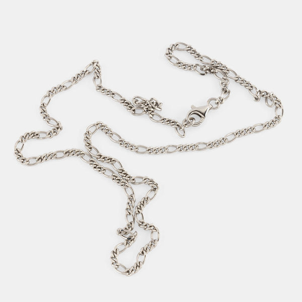 Silver Figaro Necklace