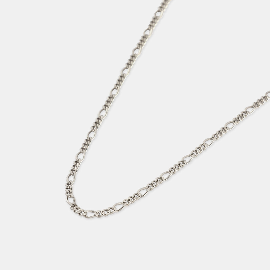 Silver Figaro Necklace