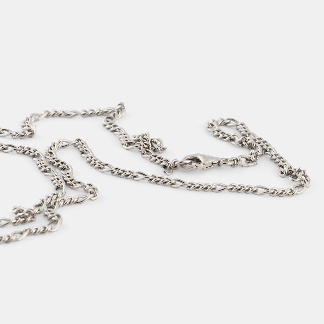 Silver Figaro Necklace