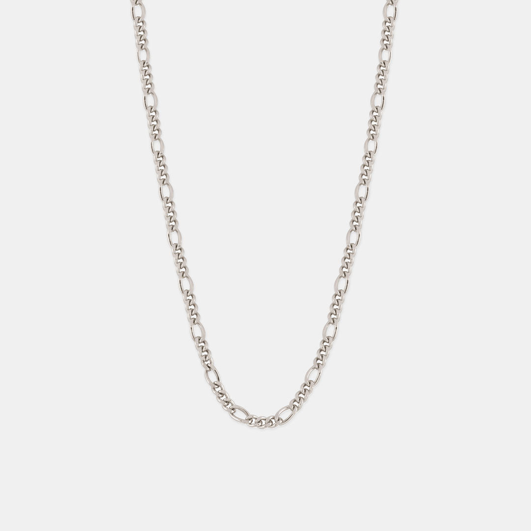 Silver Figaro Necklace