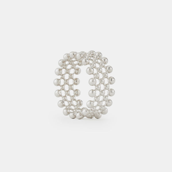 Silver Molecule Ring