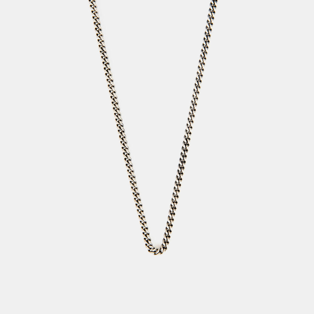 Silver Adjustable Oxidised Chain - Serge DeNimes