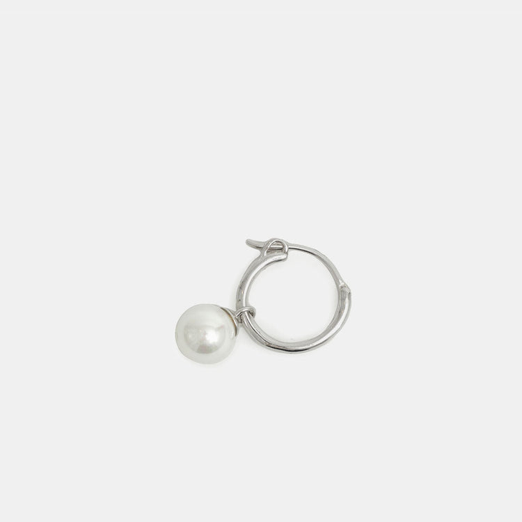 Silver Pearl Drop Earring - Limited Edition - Serge DeNimes