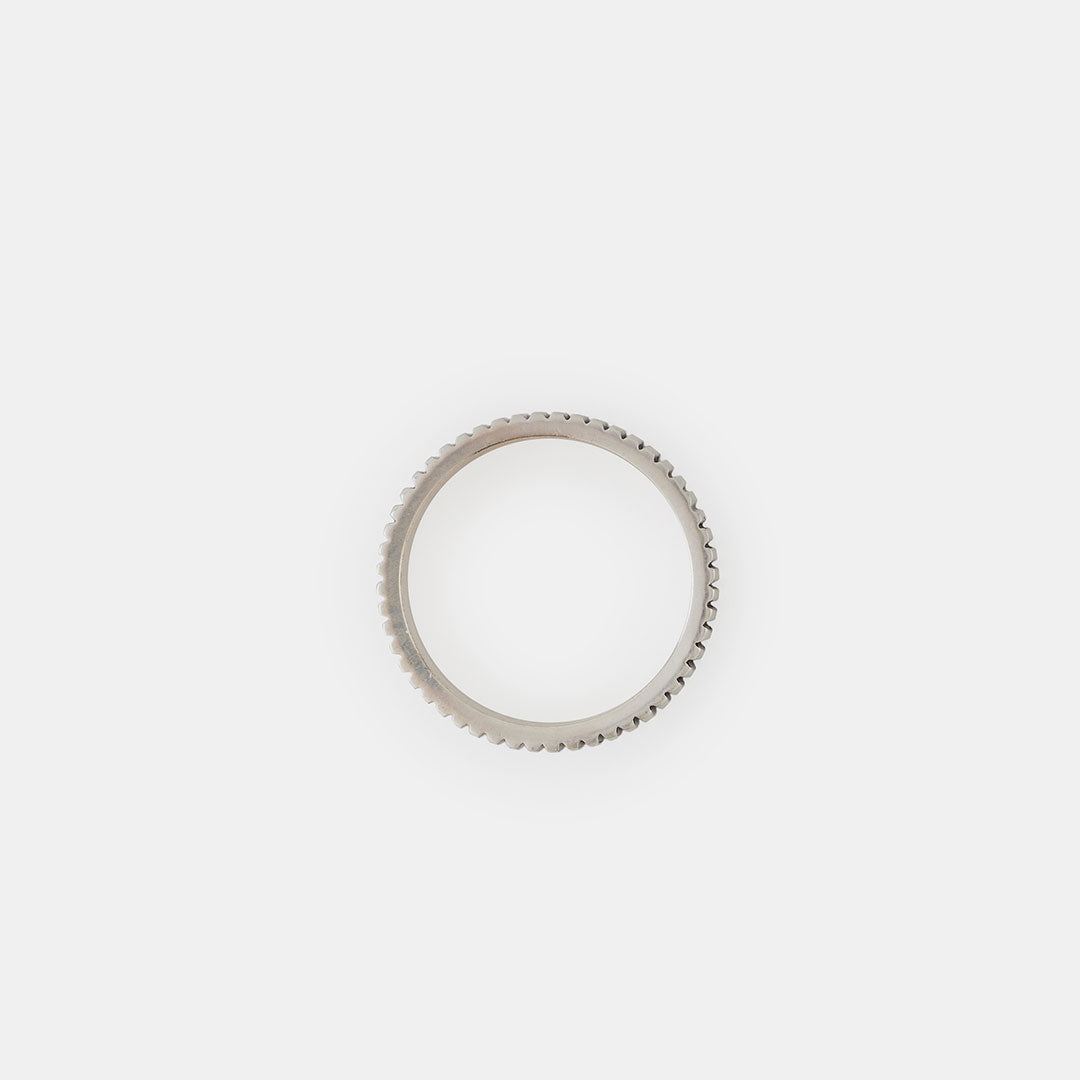 Silver Ridge Band Ring – SergeDeNimes US