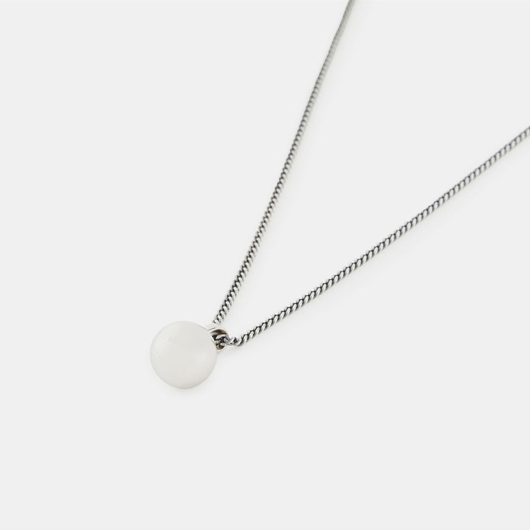 Silver Sphere Necklace