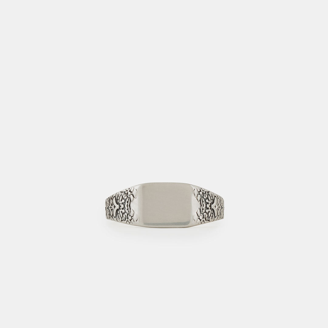 Silver Tapestry Ring SergeDeNimes US