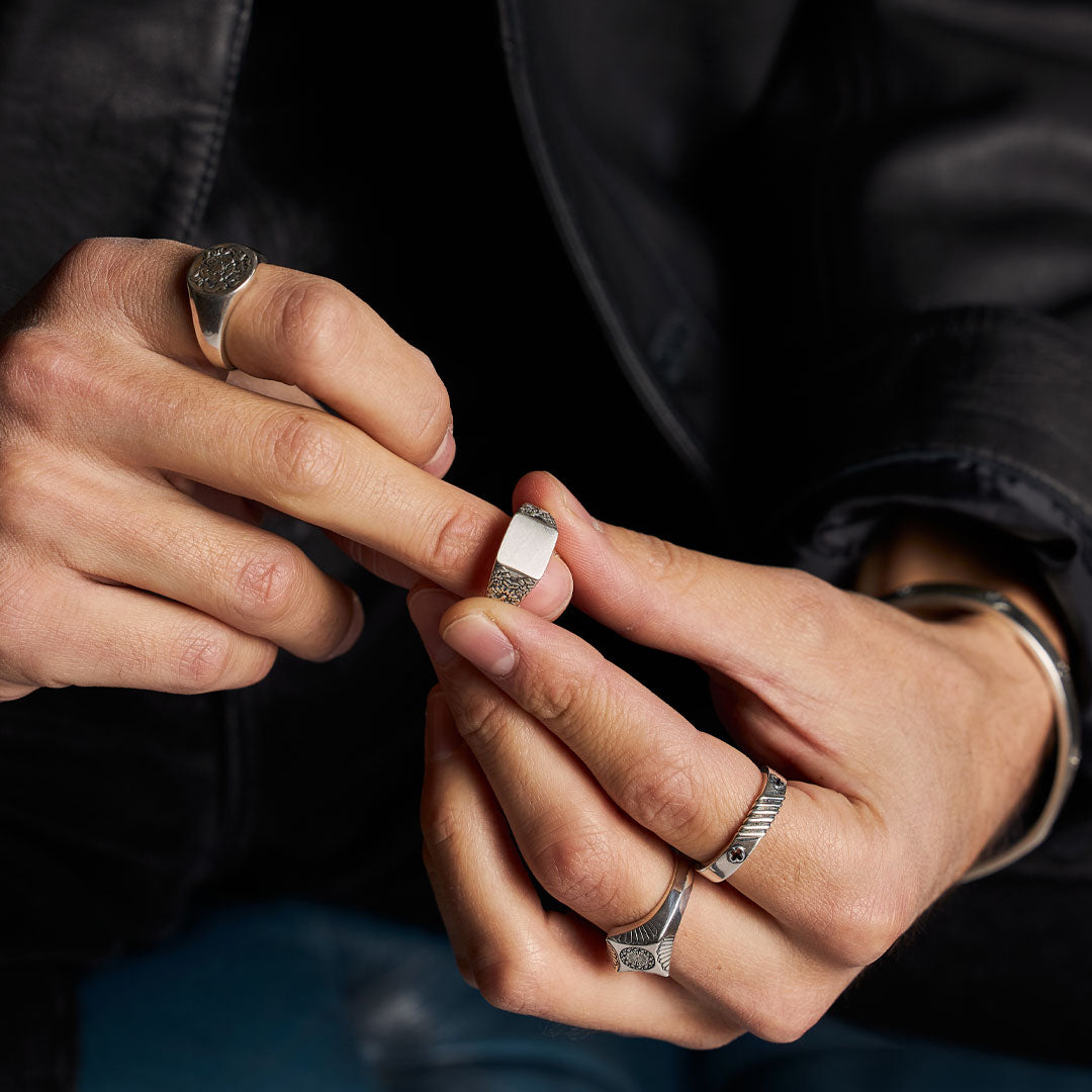 Silver Tapestry Ring