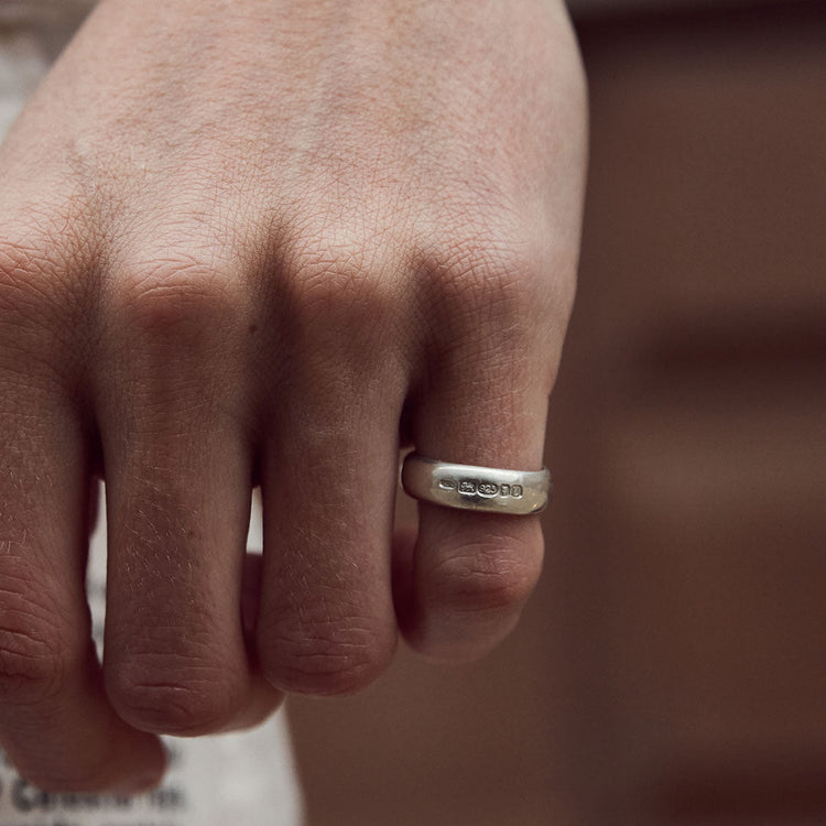Silver Traditional Hallmark Ring - Serge DeNimes