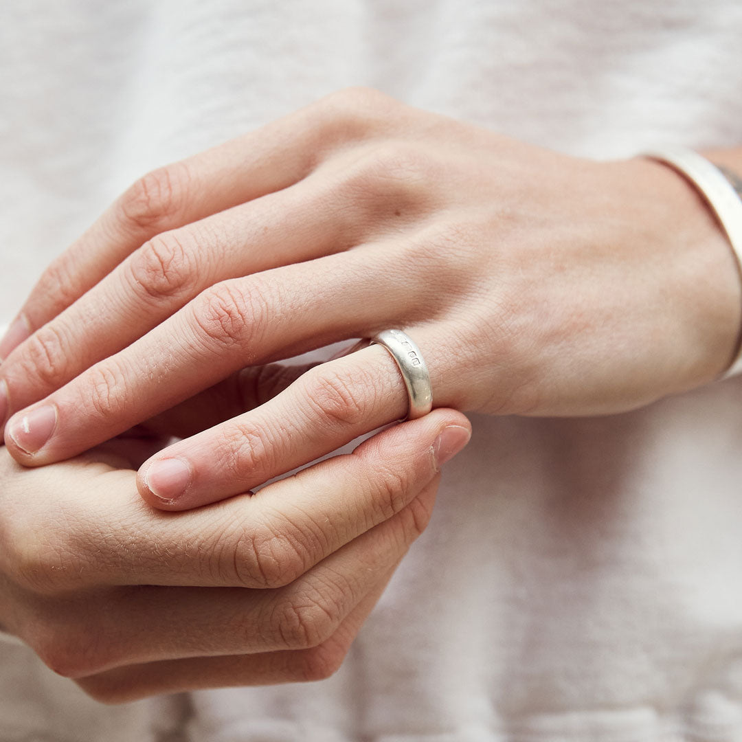 Silver Traditional Hallmark Ring - Serge DeNimes