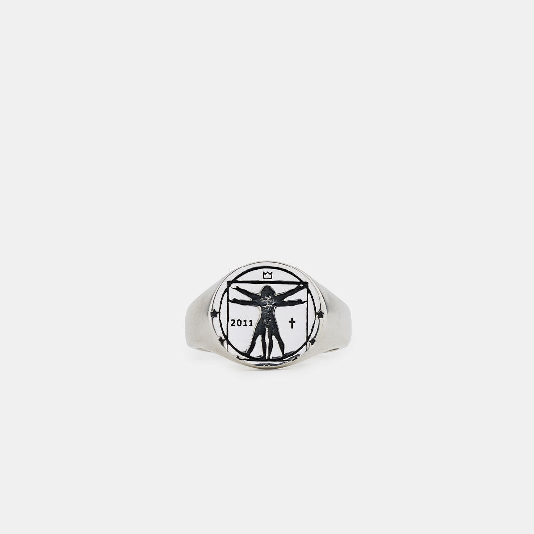 Silver Vitruvian Ring